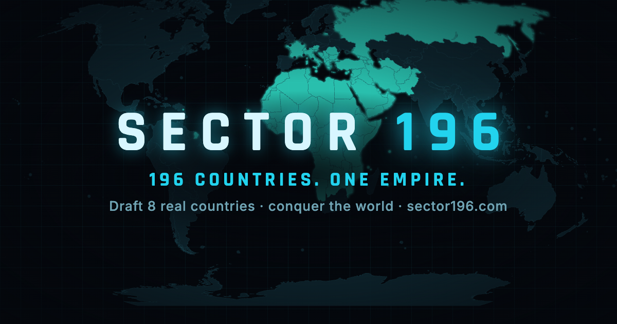 I made a game where you build a country out of 8 real ones and try to conquer the world